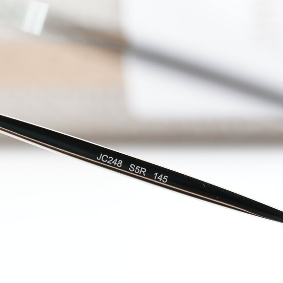 Jimmy Choo JC248 0S5R 00 Rectangle 53mm Eyeglasses - Burgundy/Gold - Picture 6 of 10